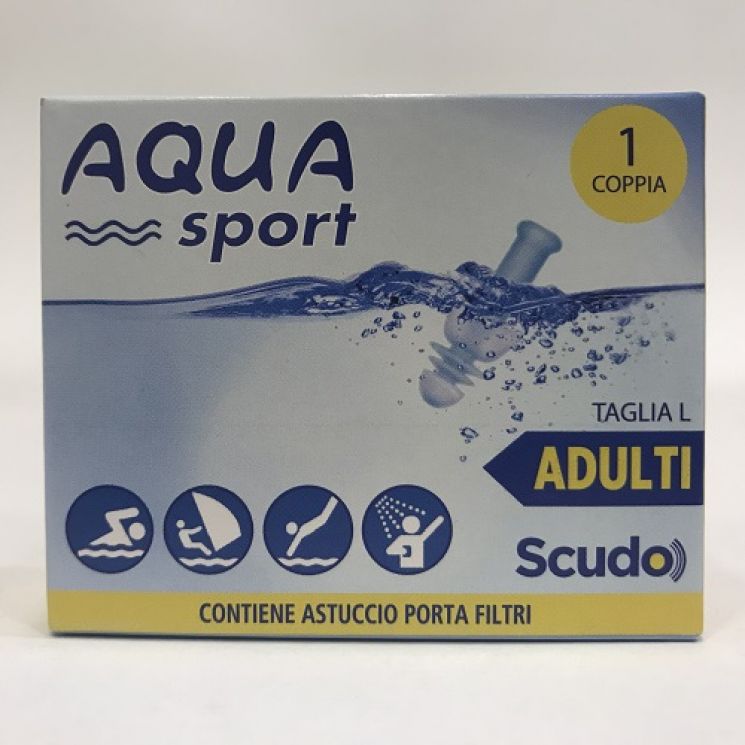 Earplug Scudo Aquasport Adulti 2 Pezzi